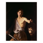 David et Goliath par Caravaggio à Rome - Poster