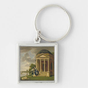 David Garrick (1717-79) and his Wife by his Temple Keychain