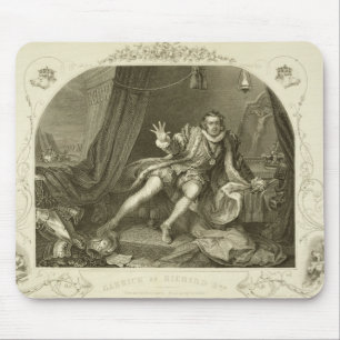 David Garrick (1717-79) as Richard III, Act V Scen Mouse Pad