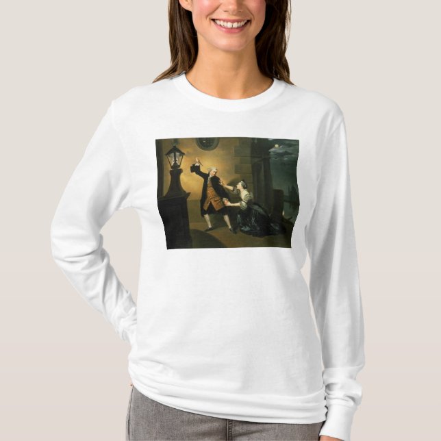 David Garrick  as Jaffier and Susannah Maria T-Shirt (Front)
