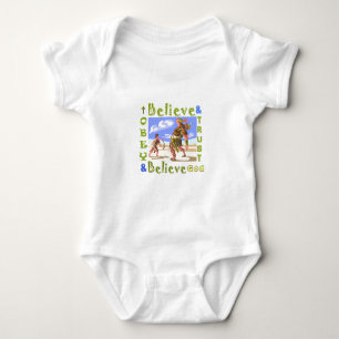 David & Goliath Trust God Logo Baby Bodysuit