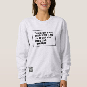 David Icke Le plus grand Sweatshirt de prison