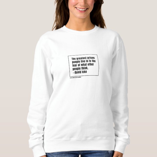 David Icke | The Greatest Prison Sweatshirt (Front)