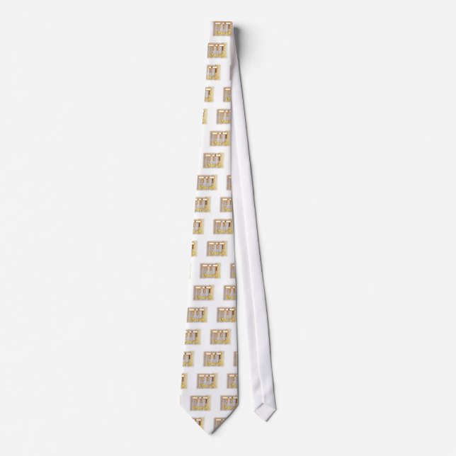 David in Hebrew Tie (Front)