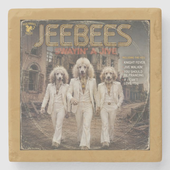 David Joey: a Parody Stone Coaster (Front)