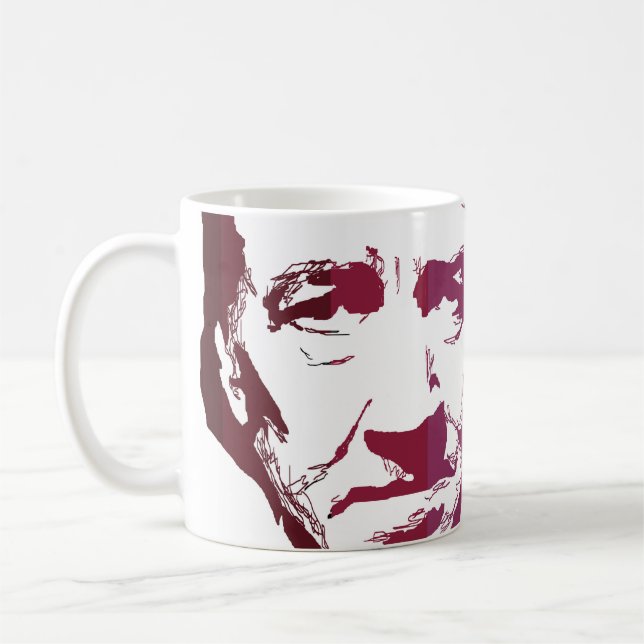 David Lynch by burro Coffee Mug (Left)