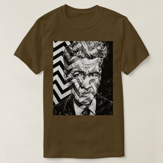 David Lynch Graphic T-Shirt (Design Front)