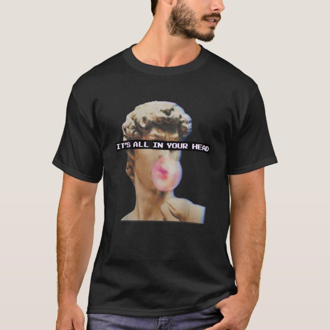 David Michelangelo red Bubble  T-Shirt (Front)