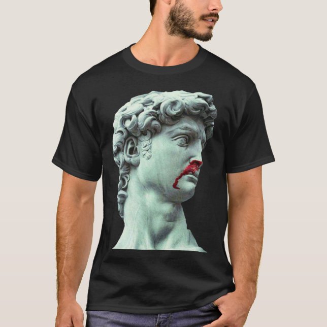 David Michelangelo Statue Men s T-Shirt (Front)
