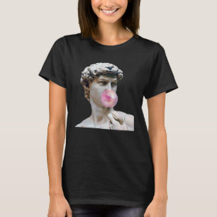 David Michelangelo with Bubblegum Statue Man Woman T-Shirt