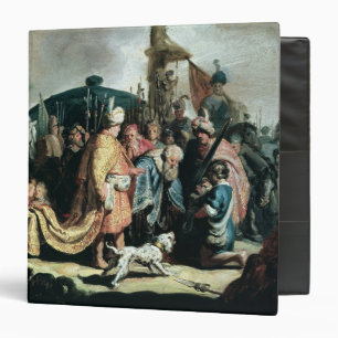 David Offering the Head of Goliath to King Saul Binder