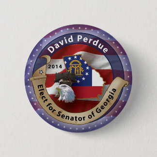 David Perdue 2 Inch Round Button