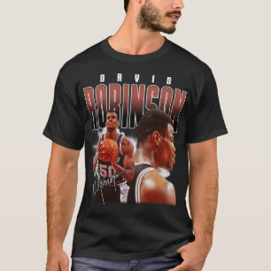David Robinson Basketball Legend Vintage Signature T-Shirt