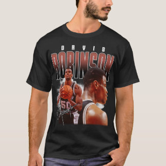 David Robinson Basketball Legend Vintage Signature T-Shirt