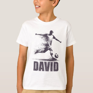 David Soccer Boys Personalized First Name David T-Shirt