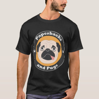 David Sodergren Paperbacks and Pugs logo T-Shirt