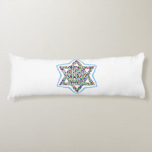 David Star made with Gemstones Body Pillow