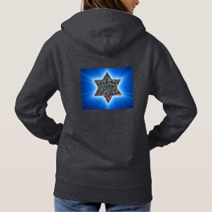David Star made with Gemstones in All Colours Hoodie