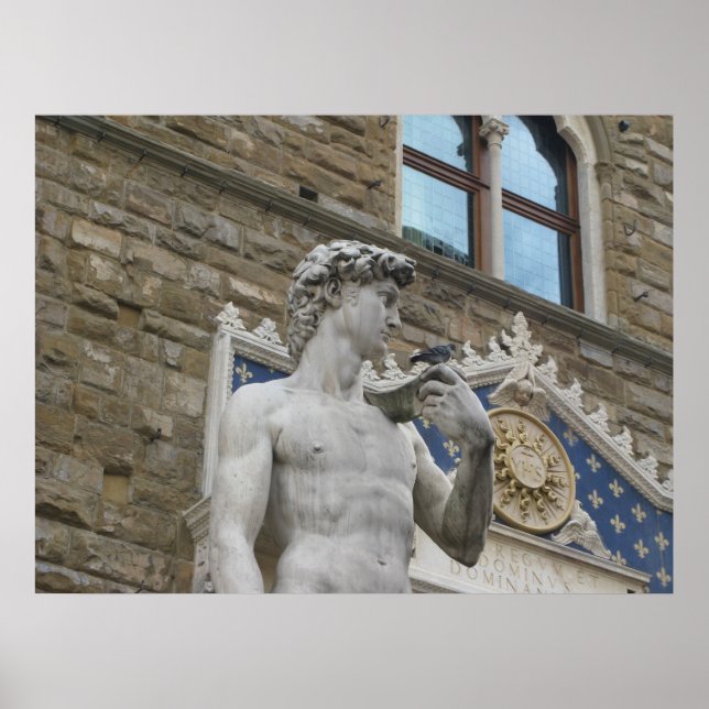 David Statue Michelangelo in Italy Poster (Front)