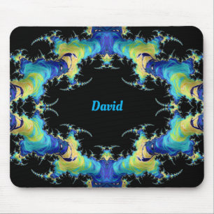 DAVID ~ Strange 3D Pattern ~ Personalised Mouse Pad