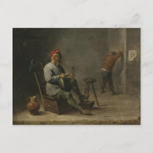 David Teniers the Younger- Smoker Postcard