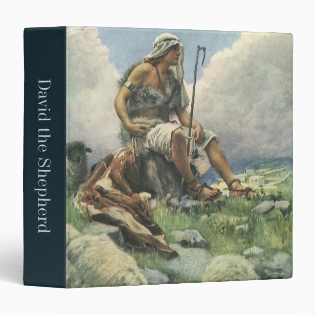 David the Shepherd by Copping, Vintage Religion Binder (Front/Spine)