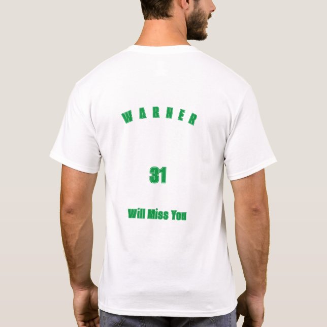 David Warner Cricket Retirement Men-Women T-Shirt (Back)
