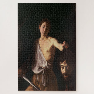 David with the Head of Goliath by Caravaggio Jigsaw Puzzle