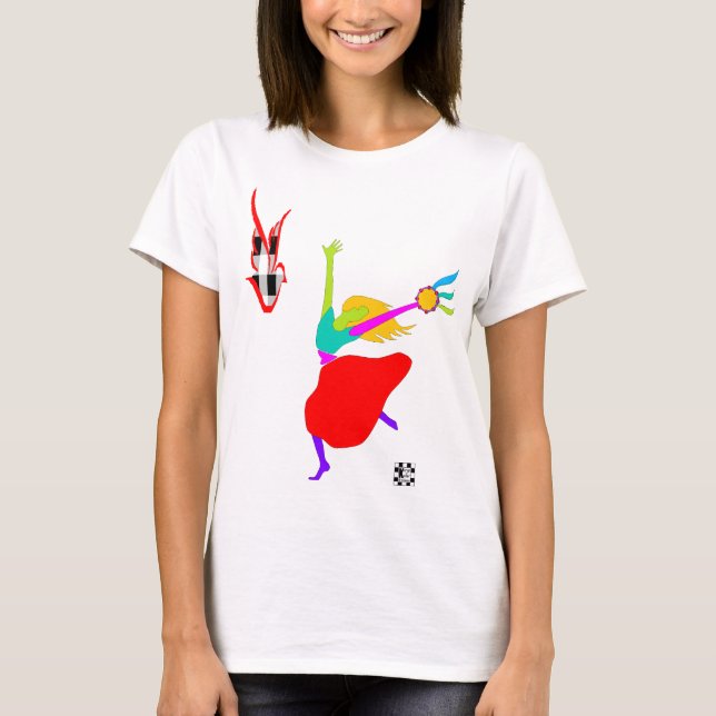 Davidic Dancer with Tambourine t-shirt (Front)
