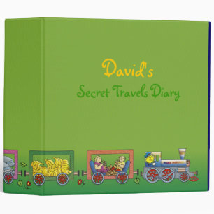 David's Secret Travels Diary Binder