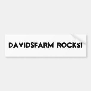DAVIDSFARM ROCKS! Bumper Sticker