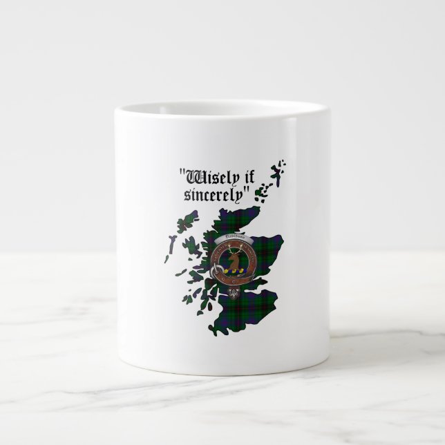 Davidson Clan Badge Jumbo Mug (Devant)