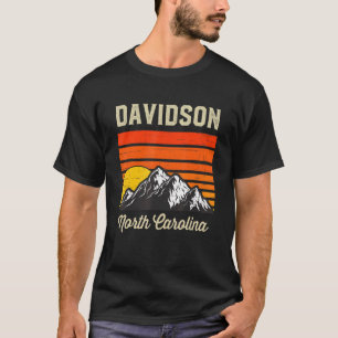 Davidson North Carolina Retro City State Vintage U T-Shirt