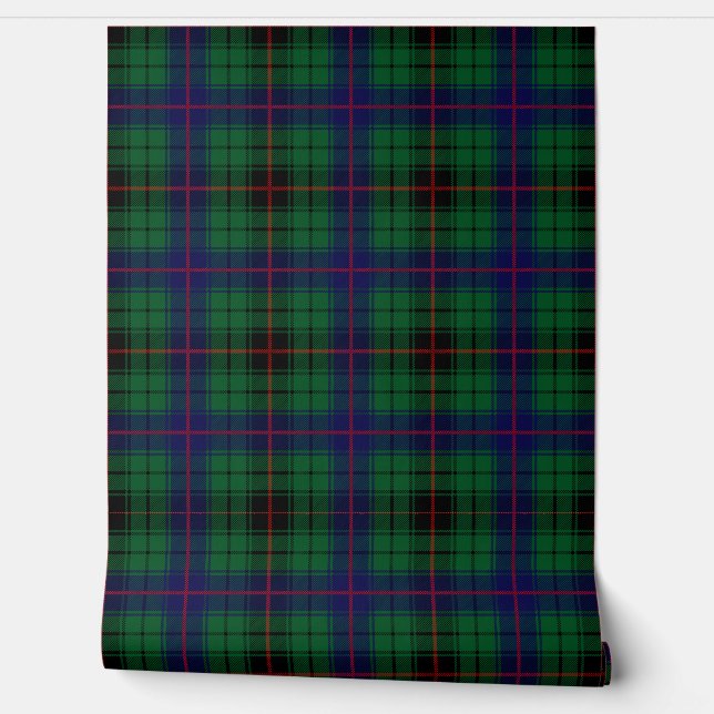 Davidson Tartan Plaid Scottish Clan Wallpaper (Unrolling)