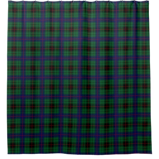 Davidson Tartan Shower Curtain (Front)