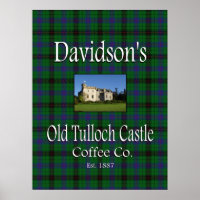 Davidson's Old Tulloch Castle Coffee Co. Poster