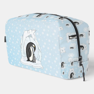 Davin and Annie the Penguins Dopp Kit