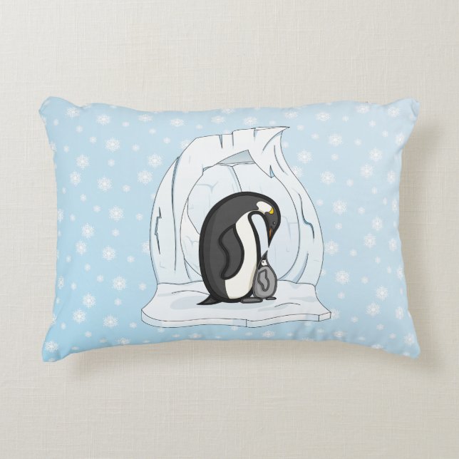 Davin et Annie le Coussin des pingouins (Devant)