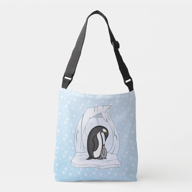 Davin et Annie le pingouins Sac tout-sur-impressio (Devant)
