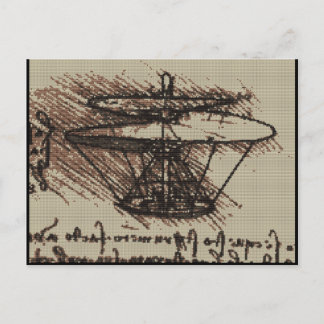 DAVINCI HELO POSTCARD