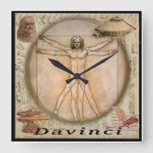 Davinci Square Wall Clock