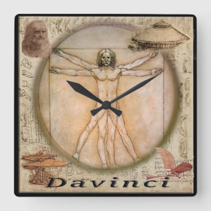 Davinci Square Wall Clock