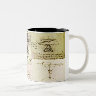 Davinci's Inventions Two-Tone Coffee Mug