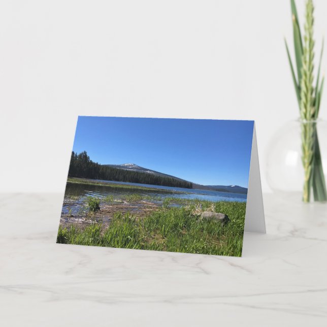 Davis Lake, Oregon Card (Front)