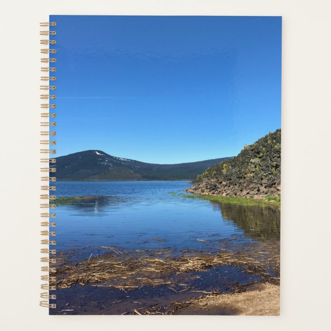 Davis Lake with Lava Rocks, OR Planner (Front)