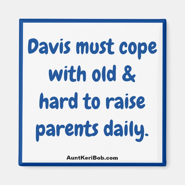 Davis must cope with ... magnet (Front)