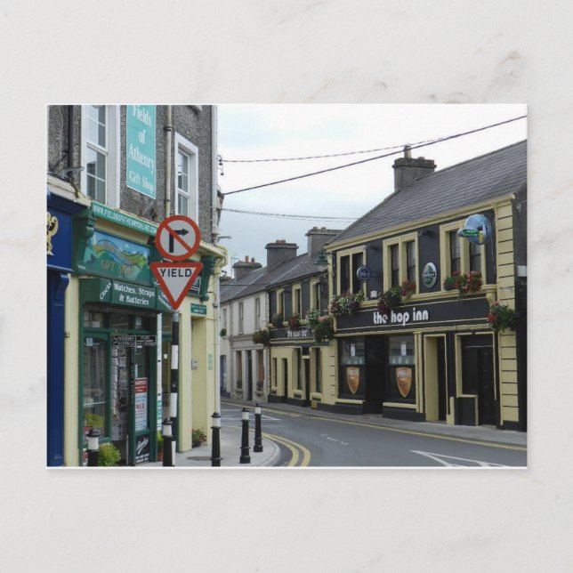 Davis street, Athenry, Ireland Postcard (Front)