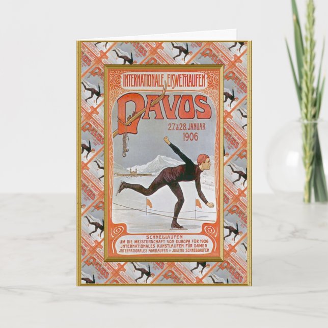 Davos 1906 holiday card (Front)