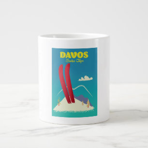 Davos Swiss Alps Large Coffee Mug