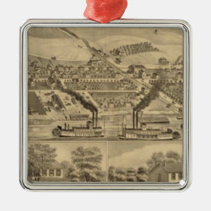 Davosburgh coal works metal ornament